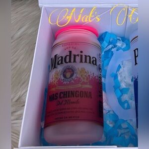 La Mejor madrina glass can 16oz